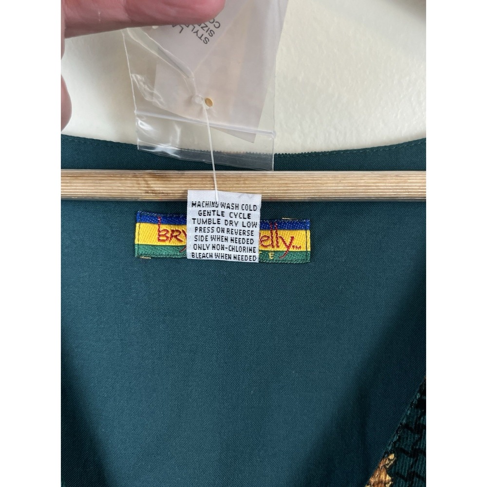 Bryn Connelly NWT Corduroy Midi Dress Sz 14 Equestrian Prairie Modest Buttons. - Picture 3 of 11